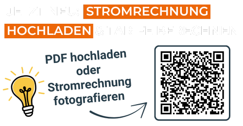 Hinweis zum Strom Rechnungsupload