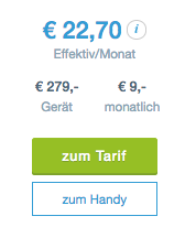Passenden Handytarif abschließen